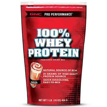 GNC 健安喜 乳清蛋白粉 巧克力口味 454g（美国原装进口）