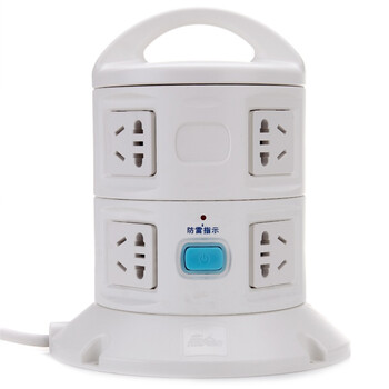 牛人（NIUREN) NR-228C 8位电源防雷塔型电源插座 5米