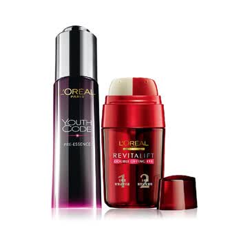 欧莱雅Loreal肌底液+复颜眼部菁华乳套装