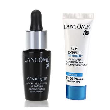 兰蔻Lancome 基底必备2件宝（「小黑瓶」精华基底液7ml+明星BB霜 10ml）