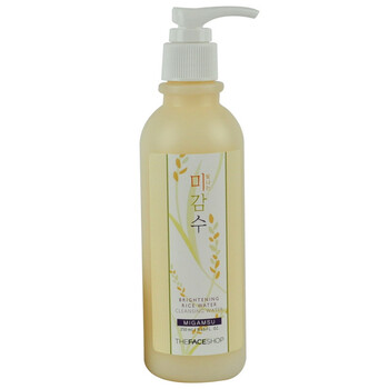 The face shop 米水亮白泡沫洁面水250ml 补水保湿 深层清洁