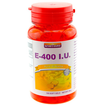Natures Source自然源泉维生素E软胶囊580mg×100粒×3瓶