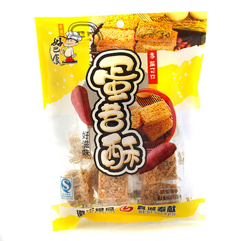 好巴食 蛋绍酥 膨化休闲早餐食品 108gx5 口口酥脆