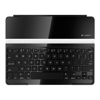 罗技（Logitech）iPad平板电脑无线蓝牙超薄键盘盖 黑色