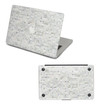 SkinAT 苹果笔记本MacBook外壳及底部保护贴膜 3M材料 灰色小格子 Air 11