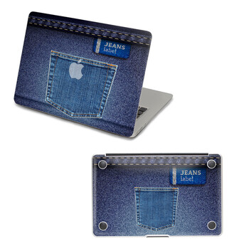 SkinAT 苹果笔记本MacBook外壳及底部保护贴膜 3M材料 经典牛仔裤 Pro 17