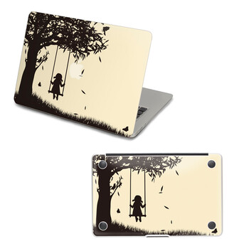 SkinAT 苹果笔记本MacBook外壳及底部保护贴膜 3M材料 童年的秋千 Pro 13
