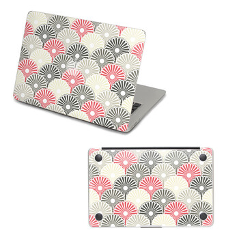 SkinAT 苹果笔记本MacBook外壳及底部保护贴膜 3M材料 日式花纹 Air 13 2011款