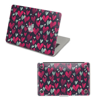 SkinAT 苹果笔记本MacBook外壳及底部保护贴膜 3M材料 心情 Air 13 2011款