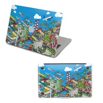 SkinAT 苹果笔记本MacBook外壳及底部保护贴膜 3M材料 像素港口 Air 13 2011款