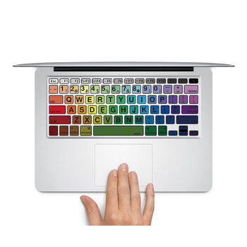 SkinAT MacBook苹果笔记本 iMac 键盘贴膜 保护贴纸 色板大字体 Pro 15 (Retina)