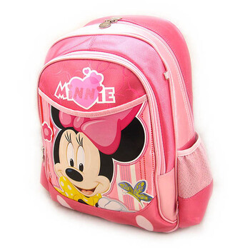 Disney SM10049 米奇/米妮儿童双肩书包 玫红
