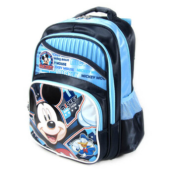 Disney/迪士尼 米奇米妮小学生卡通双肩书包 藏青