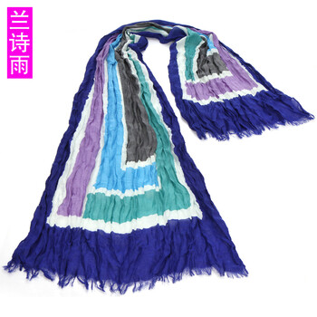 兰诗雨时尚保暖围巾披肩MSSB000016 条纹 均码