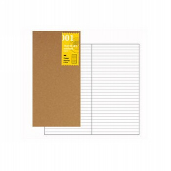 日本Midori Traveler's Notebook 标准型替芯001| 横间纸 64P