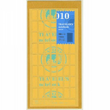 日本Midori TRAVELER'S notebook 双面背胶贴纸 标准型010
