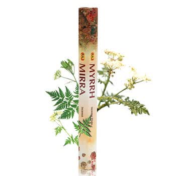 RAJ印度熏香 进口纯手工香薰香料 线香棍香 没药 50g*3小盒 提神醒脑 147x