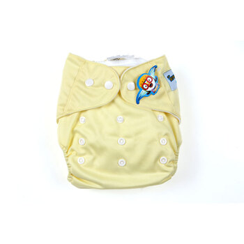 婴秀pororo 可洗布尿裤 可调大小婴儿尿布兜 透气防漏 送2条隔尿垫 YX-BNK-001-102