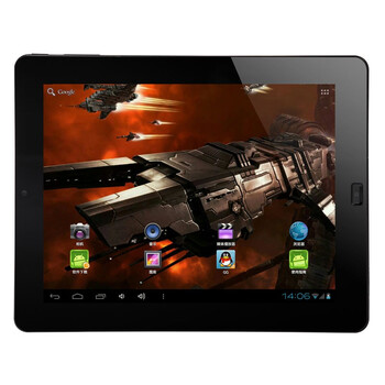 昂达（onda）VI40双核版 A9双核1.5G+9.7 IPS显示屏+1024*768+16G+200W摄像头 平板电脑 黑色