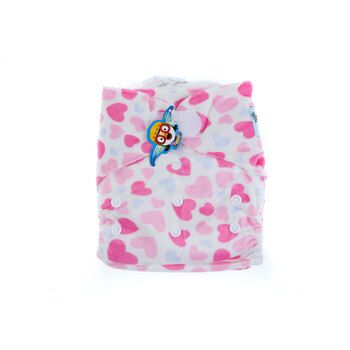 婴秀pororo 可洗布尿裤 可调大小婴儿尿布兜 透气防漏 送2条隔尿垫 BNK-008-C403