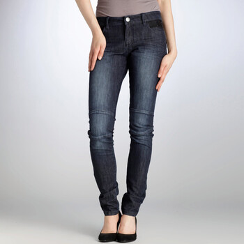 乐都特 Laredoute 女式时尚紧身牛仔裤 1色 ZX228 蓝黑色 XXL(170/84A31)