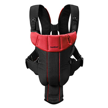 瑞典Babybjorn Active抱婴袋/婴儿背带/抱带/背带(3.5-12KG)运动系列 红黑