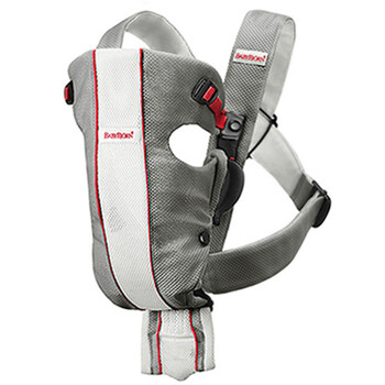 瑞典Babybjorn Air抱婴袋/婴儿背带/抱带/背带(3.5-12KG)风动系列 灰白