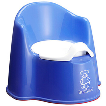 瑞典BabyBjorn Potty Chair 舒适靠背马桶椅 蓝色