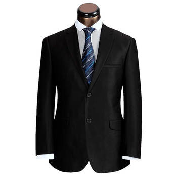 HSEEN韩臣 新款 男士正装西服套装 两粒扣西装 修身版套西 HS6336 黑色 54Y版 190/104Y