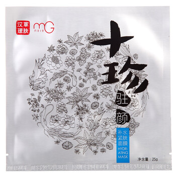 美即MG（汉草理肤.十珍驻颜）弹滑紧肤面膜25g*5片装