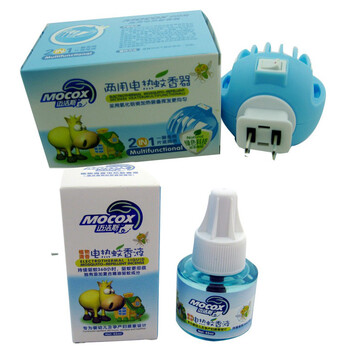 迈洁斯两用电热蚊香器+植物清香电热蚊香液45ml 8002+8007