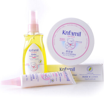 康婴健 母婴用品 祛痱花露水130ml kyj065 婴儿玉米热痱粉140g kyj040 婴儿叮痱灵35g kyj071