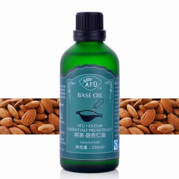 Afu阿芙 甜杏仁油 100ML 柔软肌肤 保湿滋润 精油 按摩 基础油