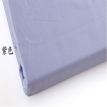 AUSSINO澳西奴家纺 素色纯棉 260根纯色床笠床垫套新品1.5米床适用 浅紫色