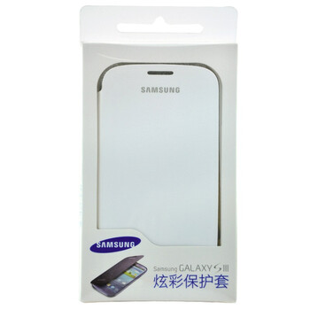 三星（SAMSUNG） EFC-1G6FWECCHN 炫彩保护套 适用于三星I9300/I9308白色