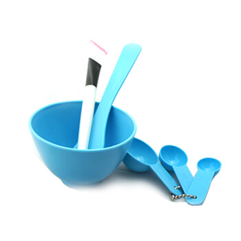 实用DIY面膜工具，包括碗，勺，取量器，刷，