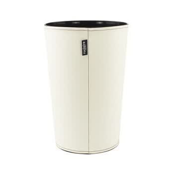 日本阿司倍鹭/ASVEL 日式时尚家用皮质垃圾桶10L（白色） 6230 白色