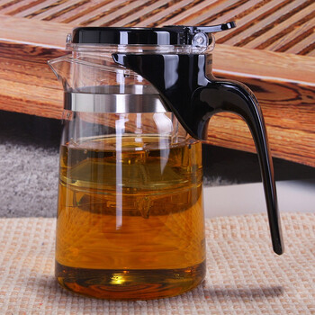 尚明500ml耐热玻璃茶具花草泡茶壶办公飘逸茶杯 新SAG-08