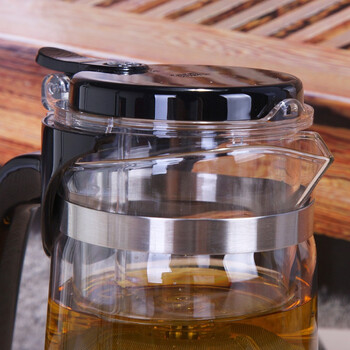 尚明500ml耐热玻璃茶具花草泡茶壶办公飘逸茶杯 新SAG-08