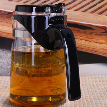 尚明500ml耐热玻璃茶具花草泡茶壶办公飘逸茶杯 新SAG-08