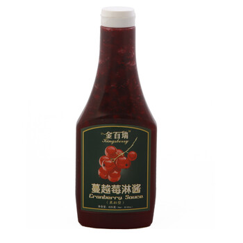 金百瑞 超值装 奥运专供 特级 蔓越莓大瓶 大果粒果酱/果浆/淋酱 645g大瓶 第三代黄金水果