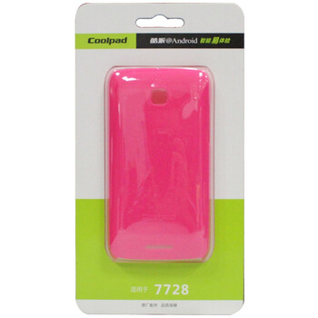 酷派（coolpad）7728 PC手机保护壳 适用于酷派7728 俏丽红