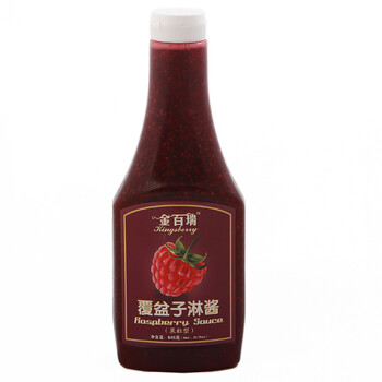 金百瑞 超值装 奥运专供 特级 覆盆子大瓶 大果粒淋果酱/果浆/淋酱 645g大瓶 第三代黄金水果