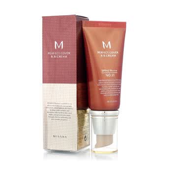 Missha谜尚bb霜裸妆遮瑕隔离防晒强迷尚bb霜23号50ml