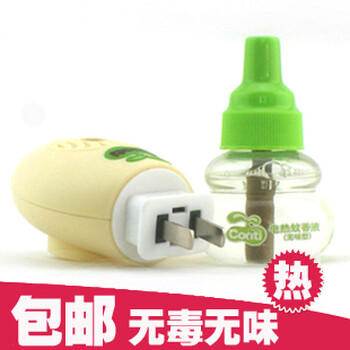 小浣熊 婴儿专用电热蚊香液驱蚊液+器套装（无味型）