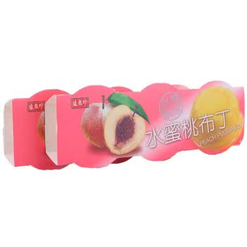 中国台湾盛香珍水蜜桃味果冻110g*6杯