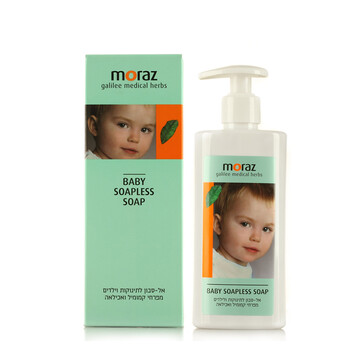 moraz蔓丽芝植物婴幼儿无泡沫皂液 沐浴露250ml 以色列进口