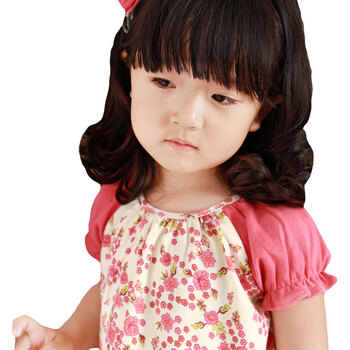 李宁母婴纯棉套装T恤+打底裤T-G11JD 红梅花 110cm(4岁)