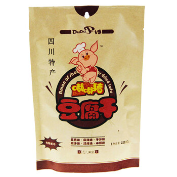 嘟嘟猪量贩装南溪豆腐干220g*5袋