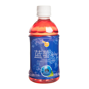 Kaiz卡依之 蓝莓汁350ml*15瓶 100%有机蓝莓原料G1549